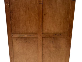 Art Deco Modernist Armoire by A.H. Jansen for L.O.V. Oosterbeek, 1920s